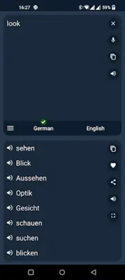 DE <> EN Translator android App screenshot 0