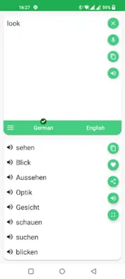 DE <> EN Translator android App screenshot 1