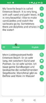 DE <> EN Translator android App screenshot 2