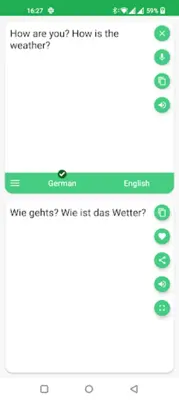 DE <> EN Translator android App screenshot 3